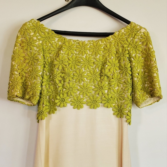 Gorgeous Vintage Dress w/ Train - Picture 1 of 9